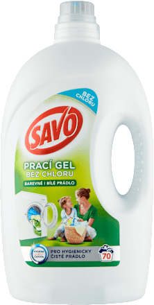 Univerzálny prací gél na farebnú a bielu bielizeň SAVO