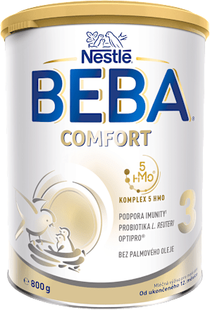 pokračovací mléčná kojenecká výživa 3 Comfort 5HMO 12m BEBA