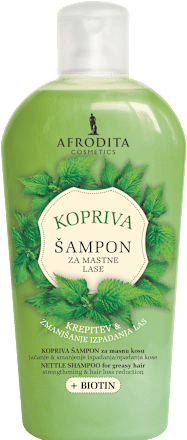 Šampon za masnu kosu – Kopriva AFRODITA