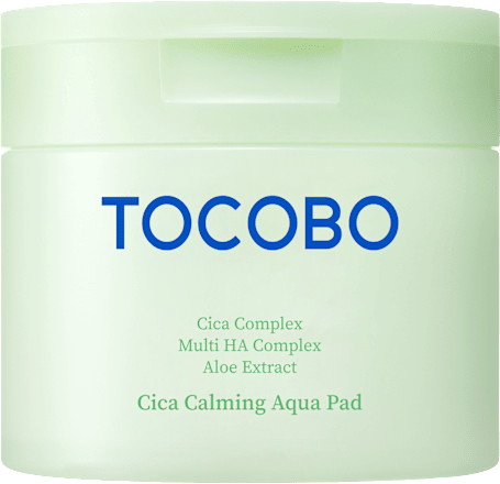 Upokojujúce pleťové tampóny Cica Calming Aqua Pad TOCOBO