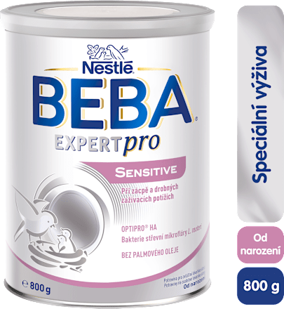 počáteční mléčná kojenecká výživa 1 EXPERTpro SENSITIVE 0m BEBA