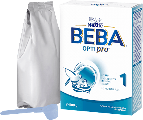 počáteční mléčná kojenecká výživa 1 OPTIpro 0m BEBA