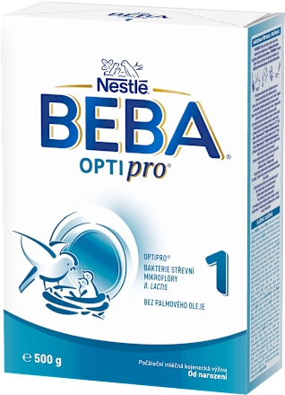 počáteční mléčná kojenecká výživa 1 OPTIpro 0m BEBA