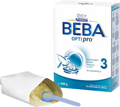 pokračovací mléčná kojenecká výživa 3 OPTIpro 12m BEBA
