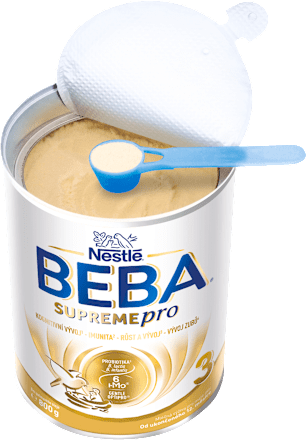 SUPREMEpro 3, 6 HMO, instantní mléčná výživa pro malé děti 12m+ BEBA
