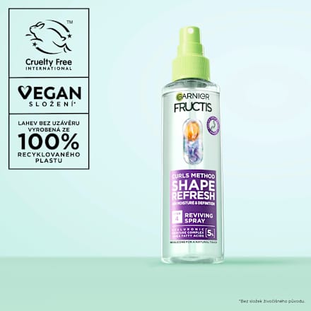hydratační sprej pro suché vlnité a kudrnaté vlasy Curls Method GARNIER FRUCTIS