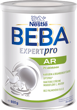 mléčná kojenecká výživa, EXPERTpro AR při ublinkávání BEBA