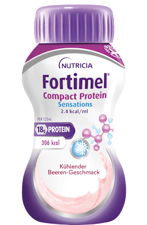 Fortimel Compact Protein Trinknahrung kühlende Beere 4 x 125 ml Fortimel