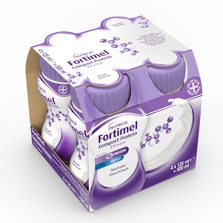  Fortimel Compact Protein Trinknahrung Neutral 4 x 125 ml Fortimel
