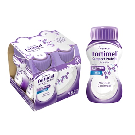 Fortimel Compact Protein Trinknahrung Neutral 4 x 125 ml Fortimel