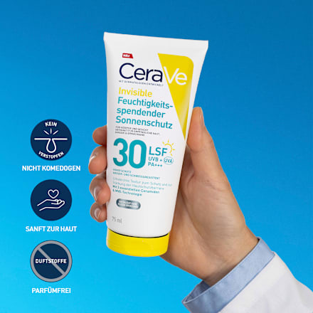 Cerave Invisible Sonnenschutzlotion Feuchtigkeit LSF30 CeraVe