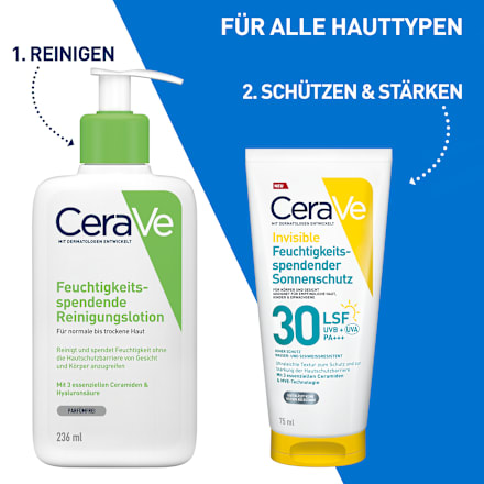 Cerave Invisible Sonnenschutzlotion Feuchtigkeit LSF30 CeraVe
