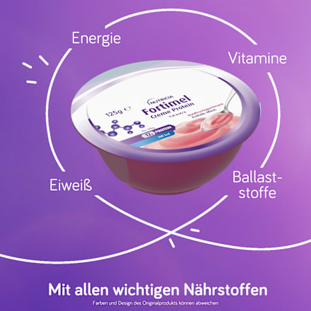 Fortimel Creme Protein Trinknahrung Waldfrucht 4 x 125 g Fortimel