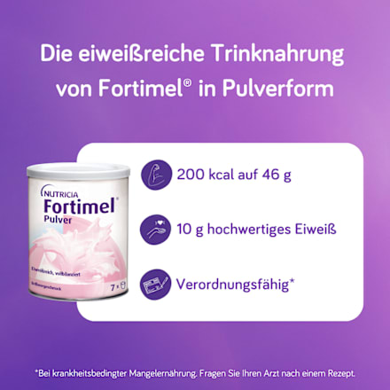 Fortimel Pulver Erdbeergeschmack Fortimel