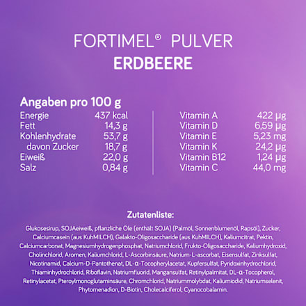 Fortimel Pulver Erdbeergeschmack Fortimel