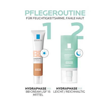 LA ROCHE-POSAY Hydraphase HA BB Creme LSF 15 mittel LA ROCHE-POSAY