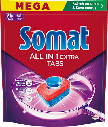 Detergent pentru mașina de spălat vase Excellence 5in1 Somat