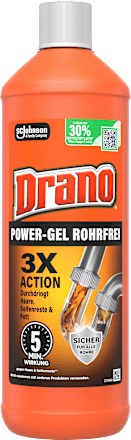 Rohrreiniger Power Gel Rohrfrei Drano