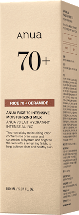 Nawilżające mleczko do twarzy Rice 70 + Ceramide Anua