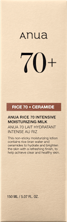 Nawilżające mleczko do twarzy Rice 70 + Ceramide Anua