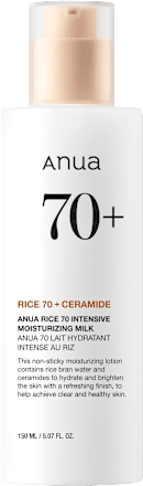 Nawilżające mleczko do twarzy Rice 70 + Ceramide Anua