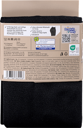 Leggings Scrunch schwarz Gr. 38/40 Fascino