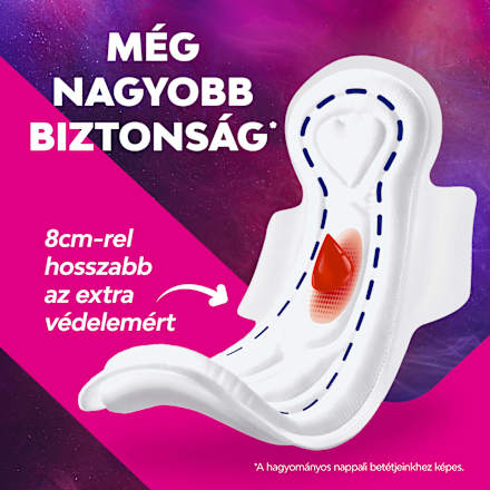 Éjszakai egészségügyi szárnyas betét, Maxi Libresse