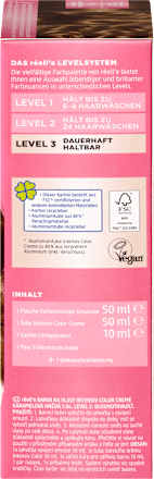 Haarfarbe Intensiv Color Creme 7.04 Karamellbraun réell‘e