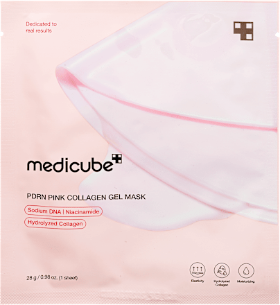 Fátyolmaszk Pdrn Pink Collagen Gel Mask medicube