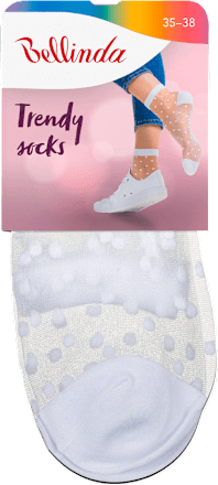 dámské ponožky Trendy, bílé, vel.35-38 Bellinda