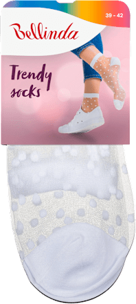 dámské ponožky Trendy, bílé, vel.39-42 Bellinda