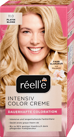 barva na vlasy Intensiv Color Creme 11.0 Platin Blond réell‘e