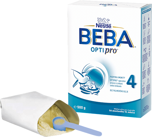 pokračovací mléčná kojenecká výživa 4 OPTIpro 18m BEBA