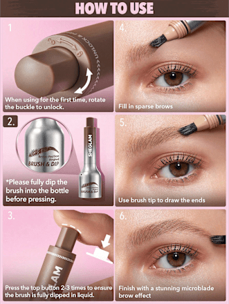 Augenbrauenstift Brow-Fection Angled Brush & Dip 10 Truffle SHEGLAM