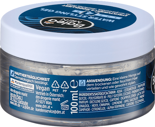 Wasserbasiertes Haarstyling-Gel Balea MEN