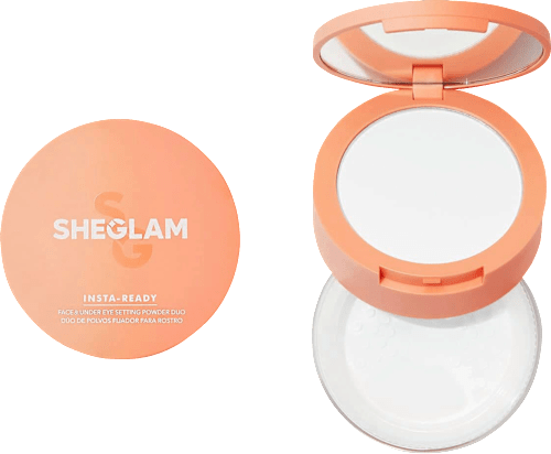 Puder Insta-Ready Face & Under Eye Setting Duo 00 Translucent SHEGLAM