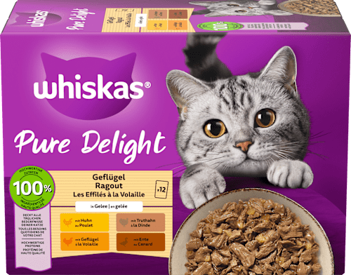 Nassfutter Katze Pure Delight Geflügel-Ragout Whiskas