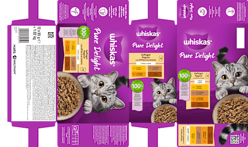 Nassfutter Katze Pure Delight Geflügel-Ragout Whiskas