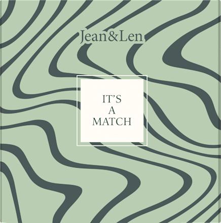 Streichhölzer "IT`S A MATCH" im Karton Jean&Len