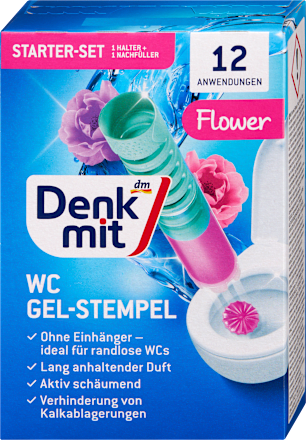 WC gélový disk Flower Denkmit