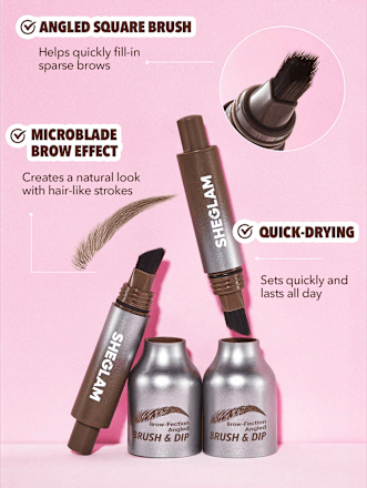 Augenbrauenstift Brow-fection Angled Brush & Dip-10 Truffle SHEGLAM