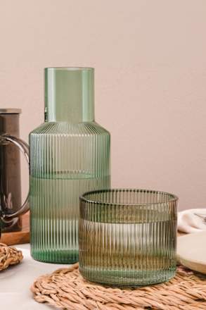 Trinkglas aus Glas, salbei (350 ml) Jean&Len