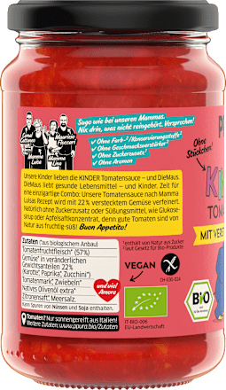 Tomatensauce mit Gemüse für Kinder PPURA