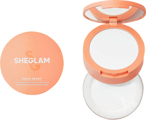 Puder Insta-Ready Face & Under Eye Setting Duo 00 Translucent SHEGLAM