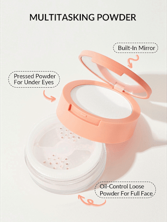 Puder Insta-Ready Face & Under Eye Setting Duo 00 Translucent SHEGLAM
