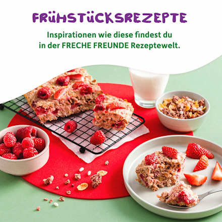 Kindersnack Crispy Riegel Apfel & Blaubeere ab 3+ Jahren (6x21 g) Freche Freunde