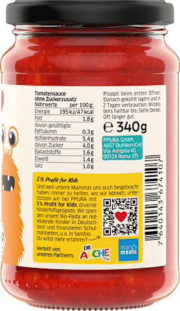 Tomatensauce für Kinder PPURA