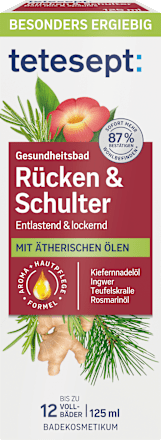Gesundheitsbad Rücken & Schulter tetesept