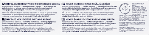 Łagodzący krem do golenia Sensitive NIVEA MEN