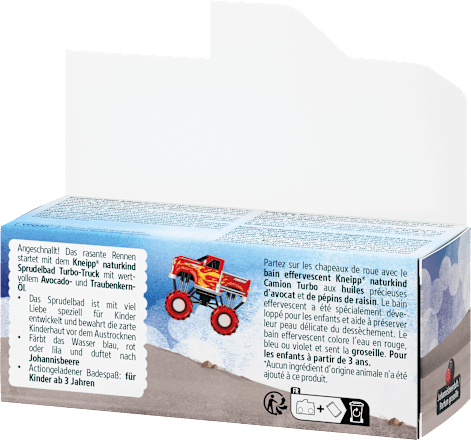 Kinder Badezusatz Sprudelbad Turbo Truck Kneipp Naturkind
